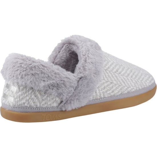 TOMS Oslo Polyester Kvinnors Drizzle Grey Tofflor - Image 2