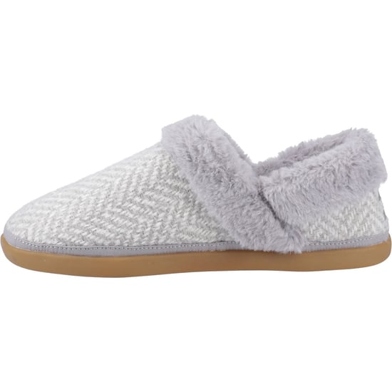 TOMS Oslo Polyester Kvinnors Drizzle Grey Tofflor - Image 4