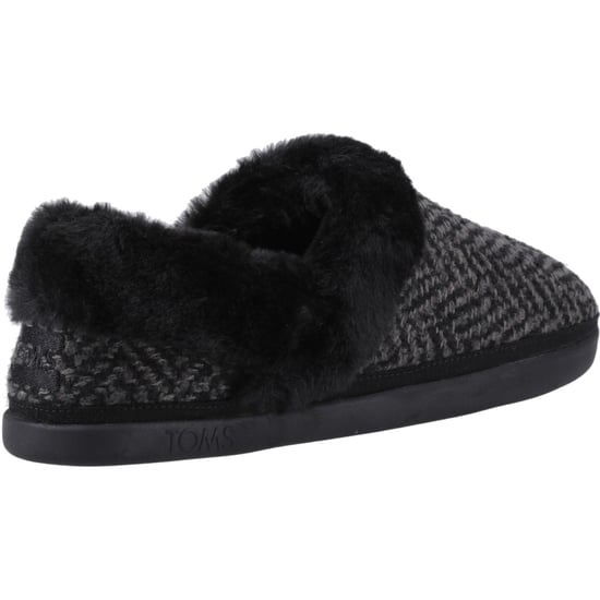 TOMS Oslo Polyester Damer Svarta Tofflor - Image 2