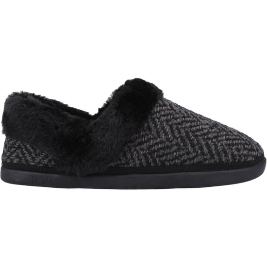TOMS Oslo Polyester Damer Svarta Tofflor - Image 5