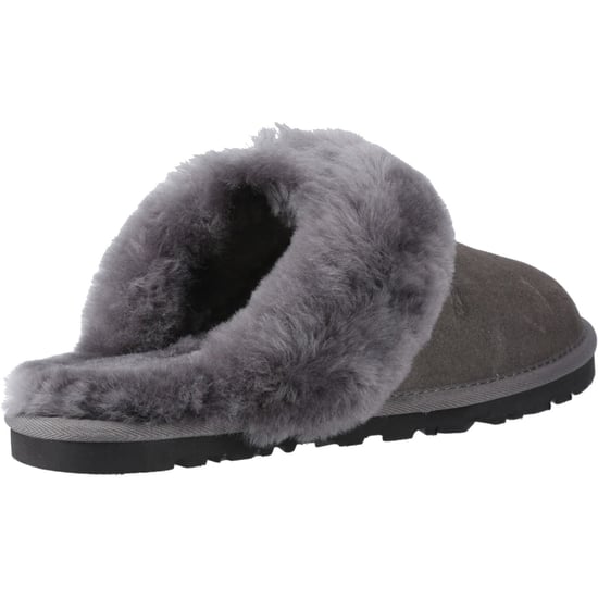 Hush Puppies Samantha Suede Women's Grey Slippers - Image 2