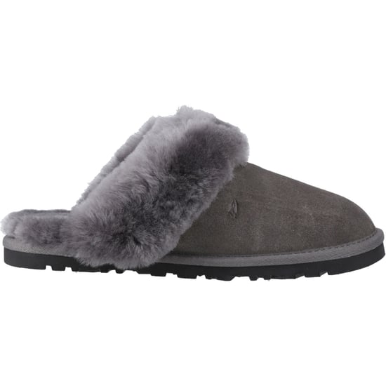 Hush Puppies Samantha Suede Women's Grey Slippers - Image 5