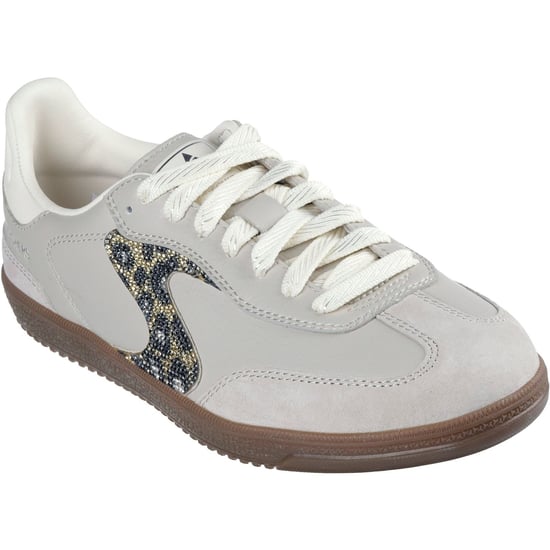 Skechers Hotshot Shimmering Spots Women's Taupe Trainers - Image 1