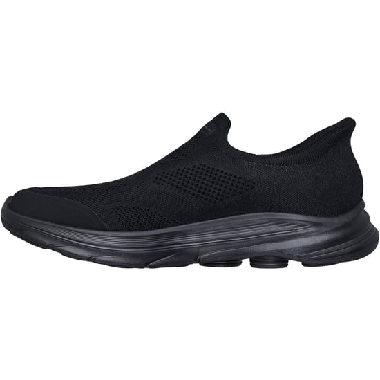Skechers Go Walk 8 Pelayo Textiel Heren Zwarte Sneakers - Image 4