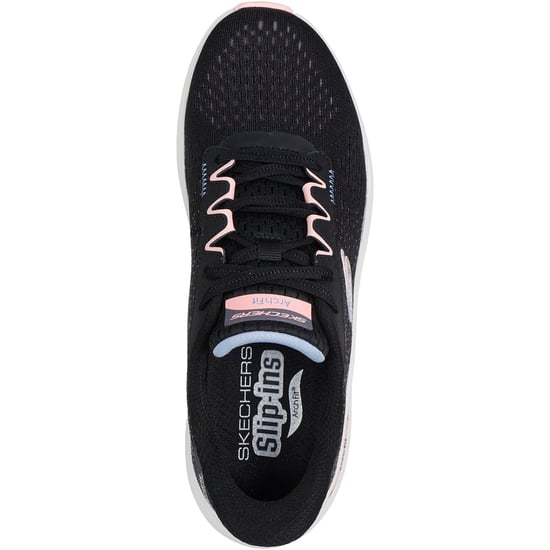Skechers Arch Fit 2.0 Fresh Pace Textiel Dames Zwarte/multi Sneakers - Image 3