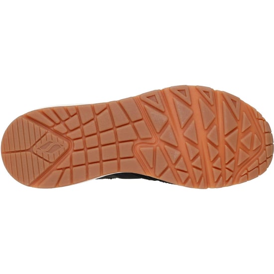 Skechers Uno Vintage Dayz Damskor I Svart Läder - Image 2
