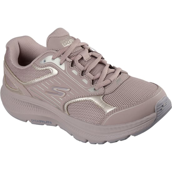 Skechers GO RUN Consistent 2.0 Advantage Leren Damessneakers In Lichtbruin/goud - Image 1