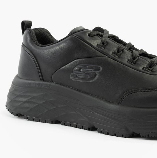 Skechers Work Max Cushioning Elite Sr - Kajus Womens Safety Trainers Black - Image 6