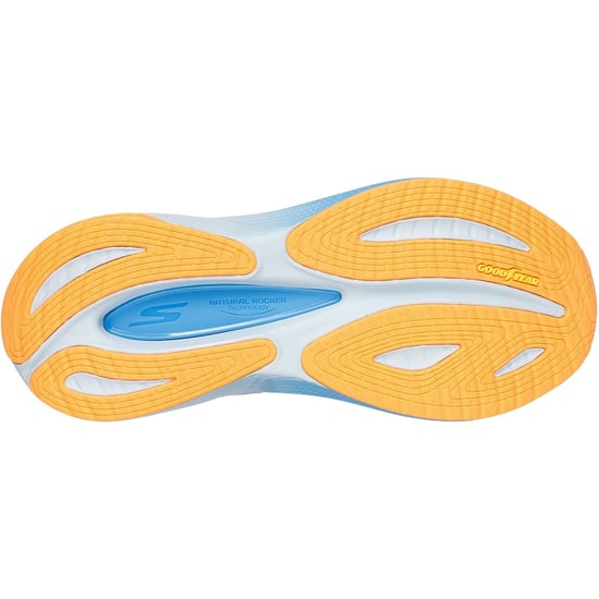 Skechers Performance Max Cushioning Propulsion Textiele Damessneakers Wit/Oranje - Image 2