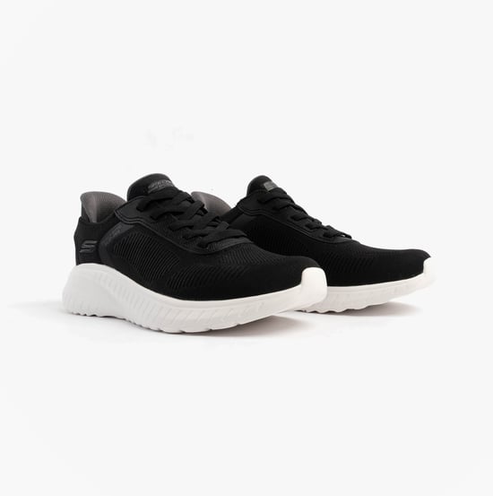 Skechers Bob Squad Chaos - Solid Step Herrskor Svart - Image 4