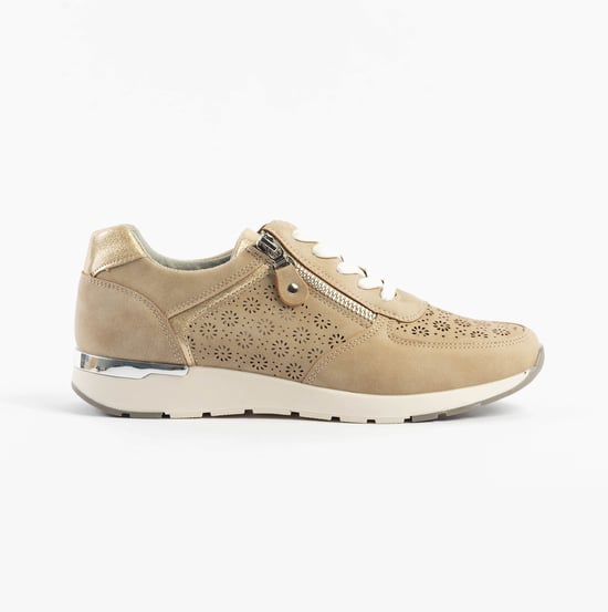 Dr Keller Barbara Womens Trainers Beige - Image 1