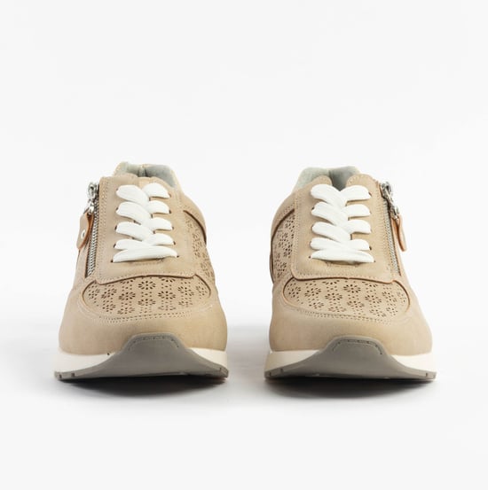 Dr Keller Barbara Womens Trainers Beige - Image 4