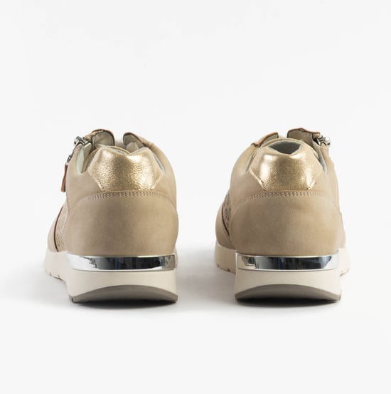 Dr Keller Barbara Womens Trainers Beige - Image 5