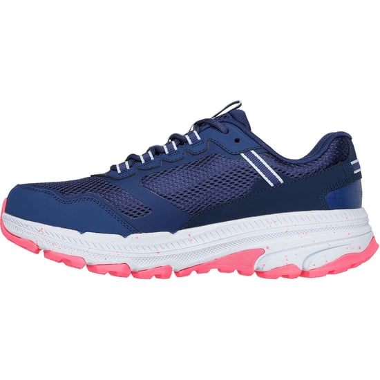 Skechers Performance GO RUN Trail Altitude 2.0 Ravine Dames Sneakers Van Leer In Marineblauw/Oranje - Image 4