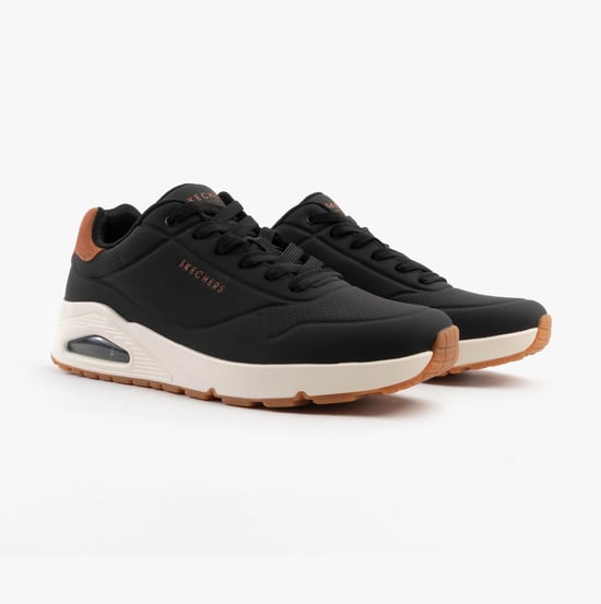 Skechers Uno - Suited On Air Mens Trainers Black - Image 2