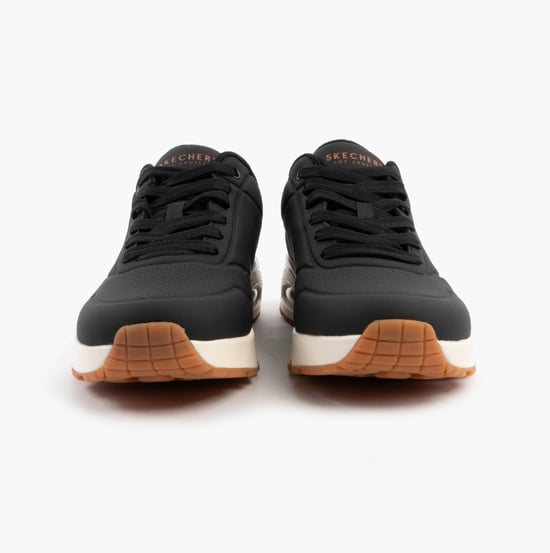 Skechers Uno - Suited On Air Mens Trainers Black - Image 4