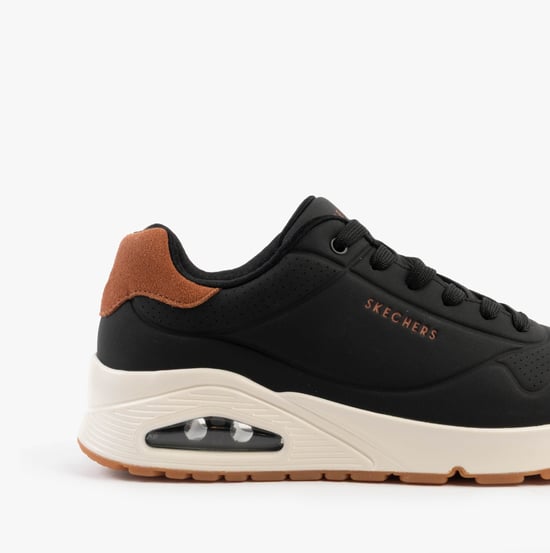 Skechers Uno - Suited On Air Mens Trainers Black - Image 6