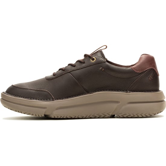 Hush Puppies Baylor Leather Men's Brown Trainers - Image 5