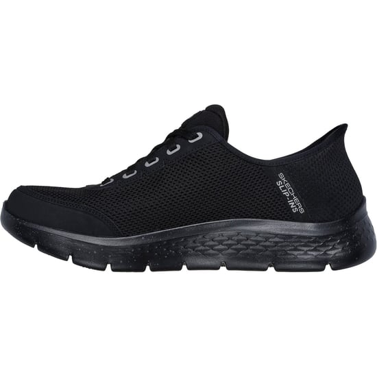 Skechers GO WALK Flex Textiel Heren Zwarte Sneakers - Image 4