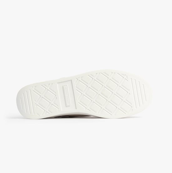 Tommy Hilfiger Th Monogram Trainer Dames Sneakers Muslin/Klei Steen - Image 3
