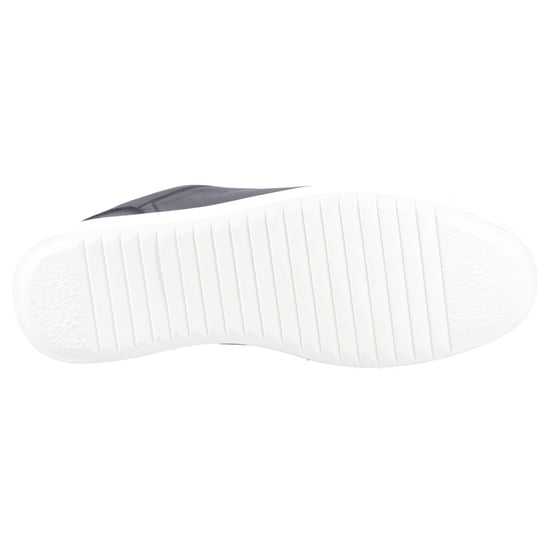 Hush Puppies Madden Heren Sneakers Van Leer In Marineblauw - Image 3