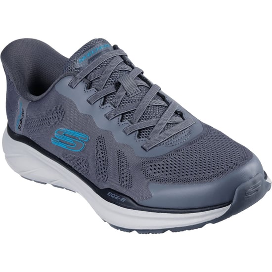 Skechers Equalizer 6.0 Textiel Heren Sneakers Charcoal/Blauw - Image 1