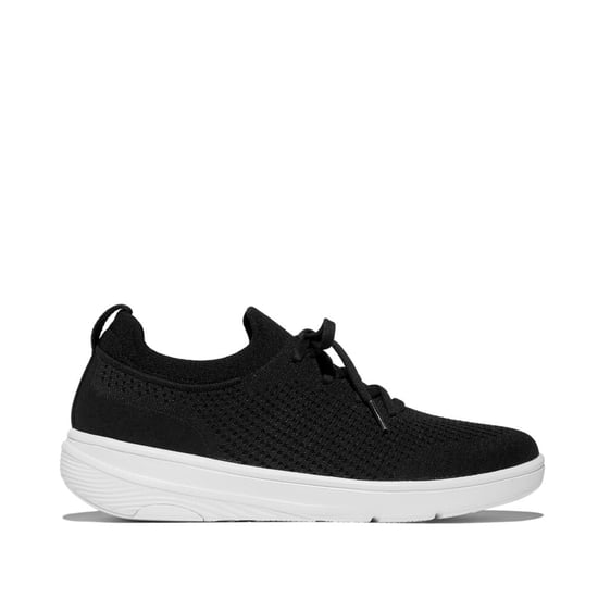 Fitflop Super-q Knit Womens Trainers Black - Image 1