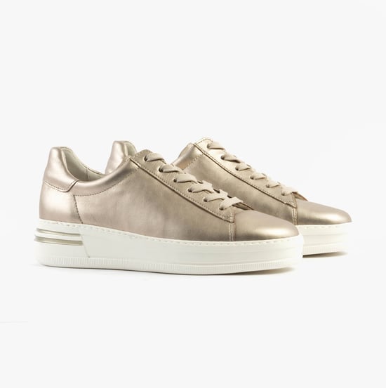Gabor Keystone Womens Trainers Beige - Image 2