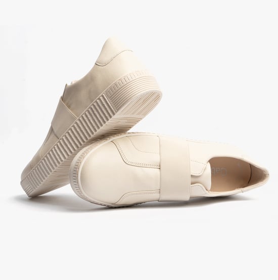 Gabor Willow Womens Trainers Taupe - Image 3