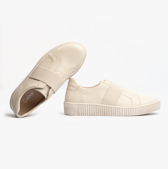 Gabor Willow Womens Trainers Taupe - Image 4