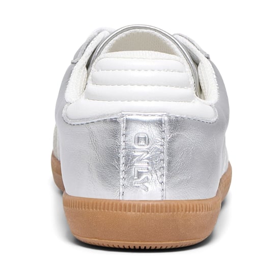 ENKEL Amber Polyester Dames Zilveren Sneakers - Image 2