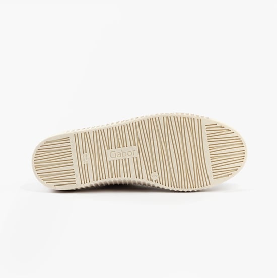 Gabor Wisdom Womens Trainers Beige - Image 3