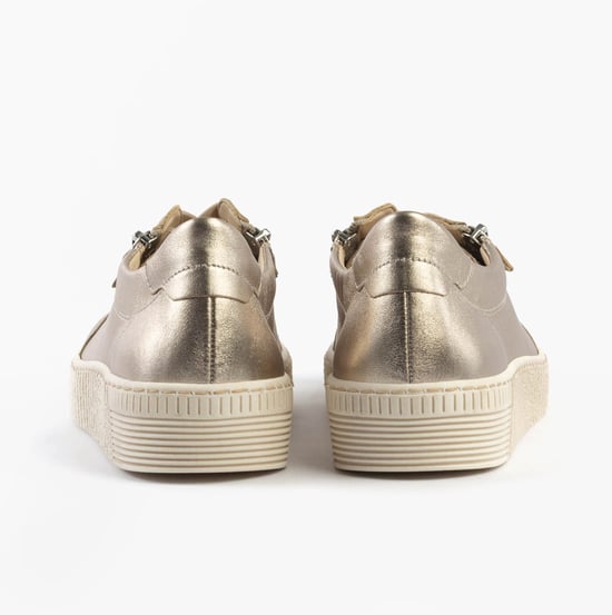 Gabor Wisdom Womens Trainers Beige - Image 5