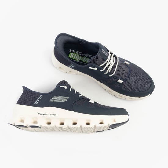 Skechers Glide-step Pro Herrskor Marinblå/grå - Image 2