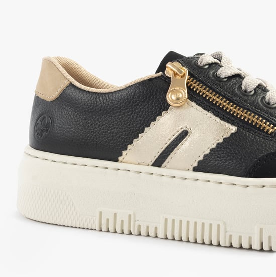 Rieker M1912-00 Womens Trainers Black - Image 6