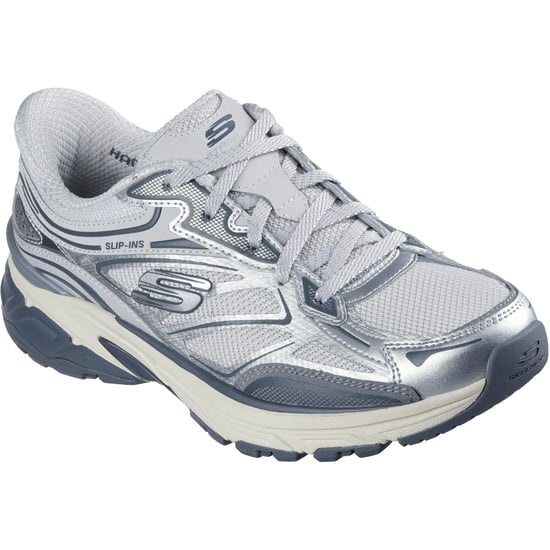 Skechers Stamina Sport Dames Zilveren Sneakers - Image 1