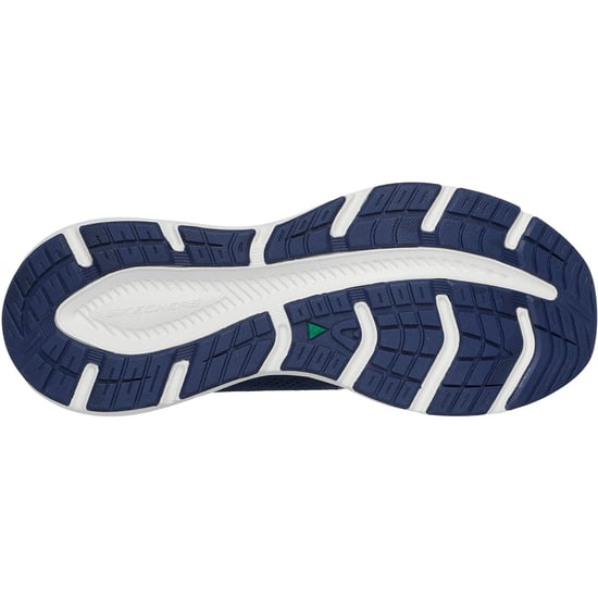 Skechers Edgeride Textiel Heren Navy/Oranje Sneakers - Image 2