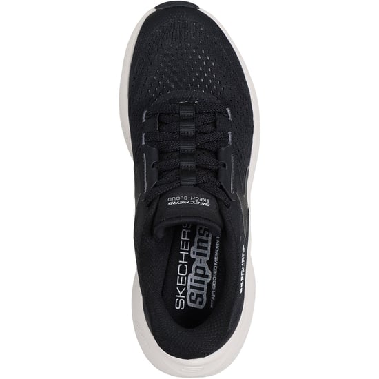 Skechers Skech Cloud Plush Horizon Polyester Dam Black/Vit Sneakers - Image 3