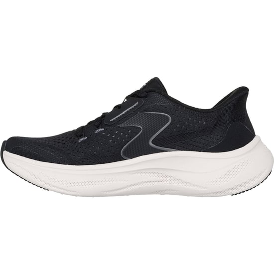 Skechers Skech Cloud Plush Horizon Polyester Dam Black/Vit Sneakers - Image 4