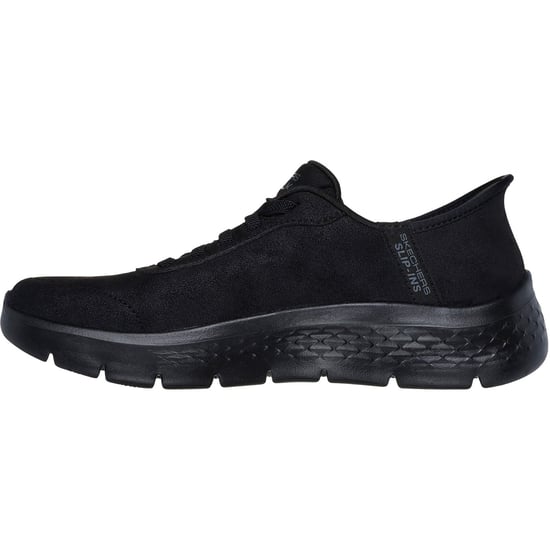 Skechers Go Walk Flex Mali Kvinnors Svarta Tygskor - Image 4