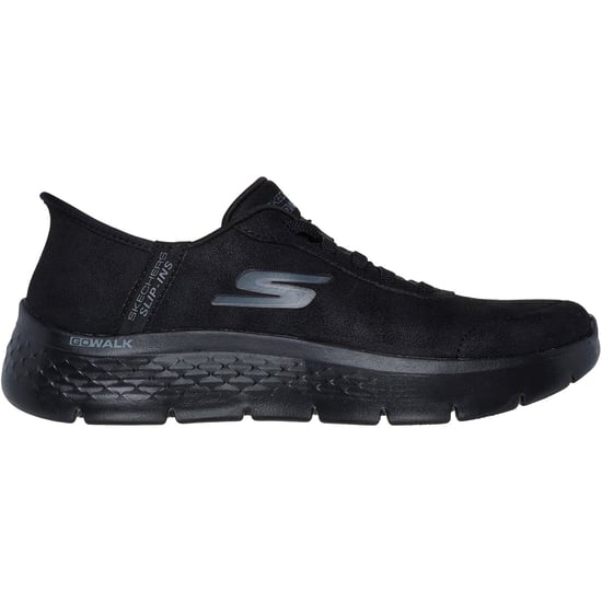 Skechers Go Walk Flex Mali Kvinnors Svarta Tygskor - Image 5