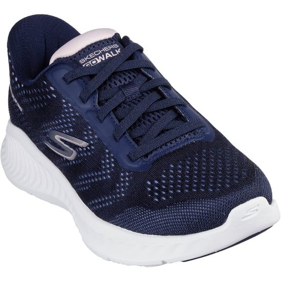 Skechers Go Walk Now Khloe Textile Women's Navy/White Trainers - Image 1