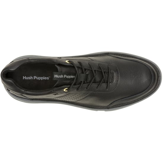 Hush Puppies Baylor Leather Men's Black Trainers - Image 4