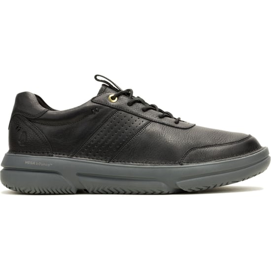 Hush Puppies Baylor Leather Men's Black Trainers - Image 6