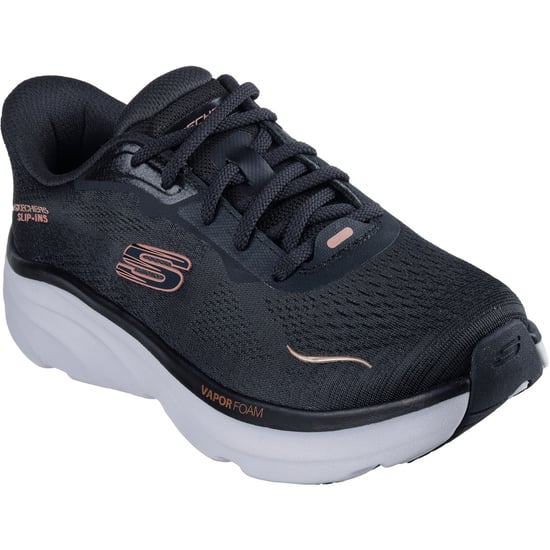Skechers D'Lux Vapor Clear Horizon Textil Dam Svarta Sneakers - Image 1