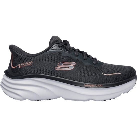 Skechers D'Lux Vapor Clear Horizon Textil Dam Svarta Sneakers - Image 2