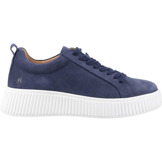 Hush Puppies Harlow Suède Dames Indigo Sneakers - Image 5
