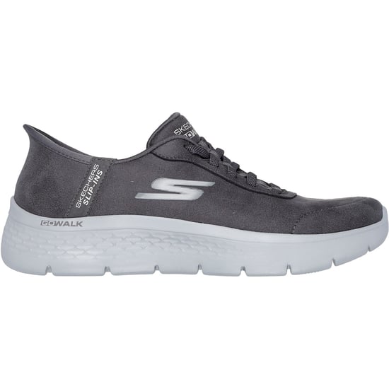 Skechers Go Walk Flex Mali Textil Dam Skor i Kolgrå - Image 5