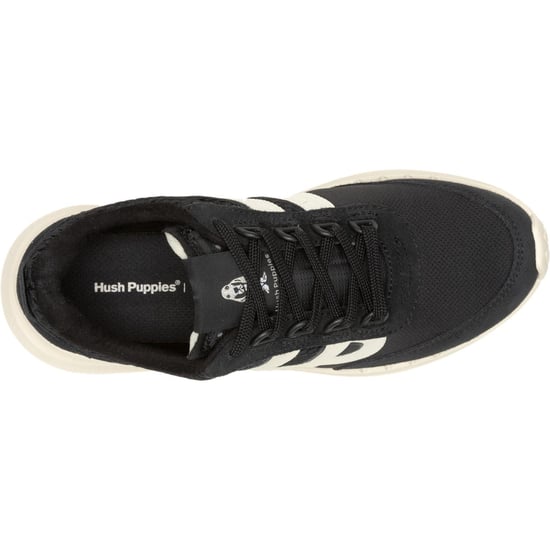 Hush Puppies Seventy8 Retro Runner Mocka Kvinna Svarta Träningsskor - Image 4