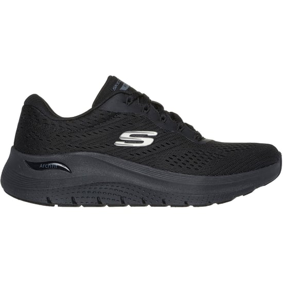 Skechers Arch Fit 2.0 Big League Polyester Dames Zwarte Sneakers - Image 5